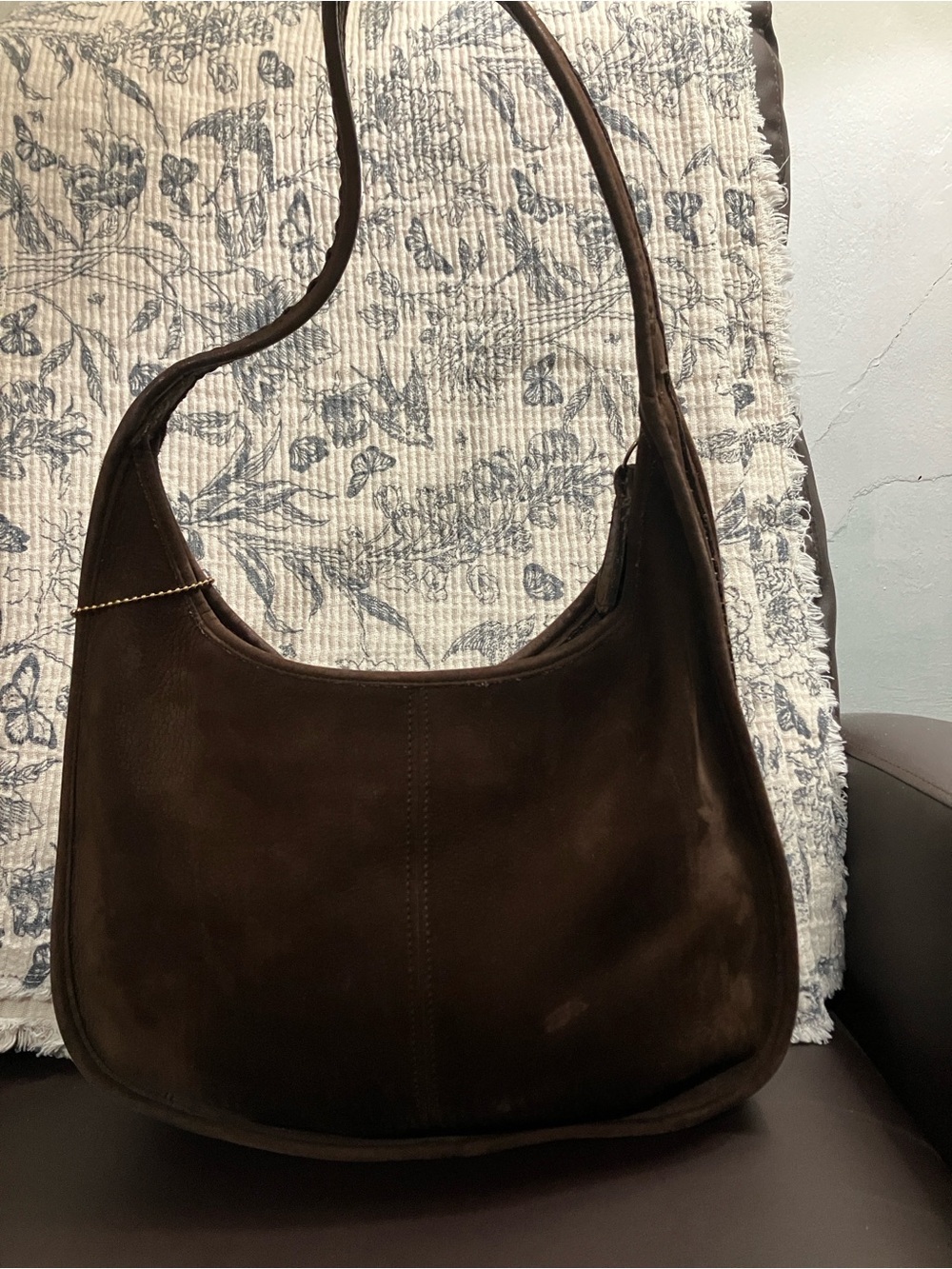 Coach Ergo Zip bag In Brown Nubuc 4398